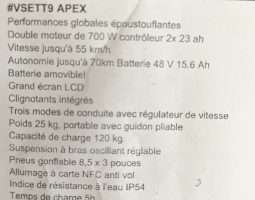 Trottinette VSETT 9 APEX 2024